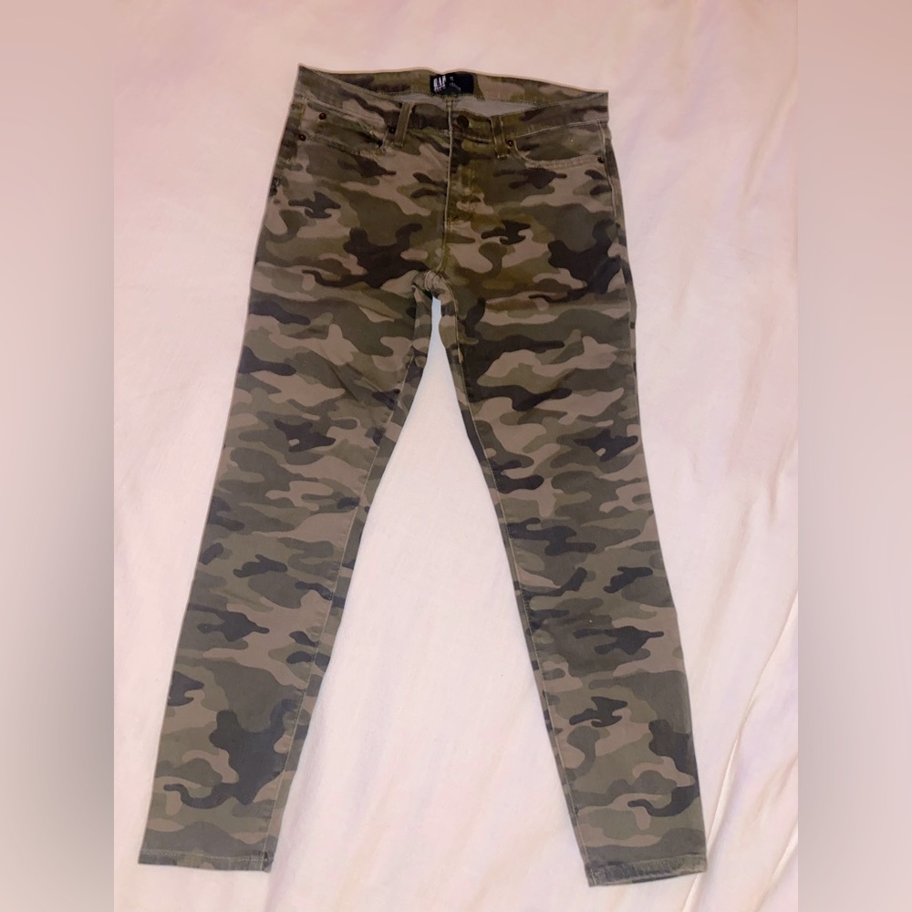 GAP camouflage jeans skinny size 29